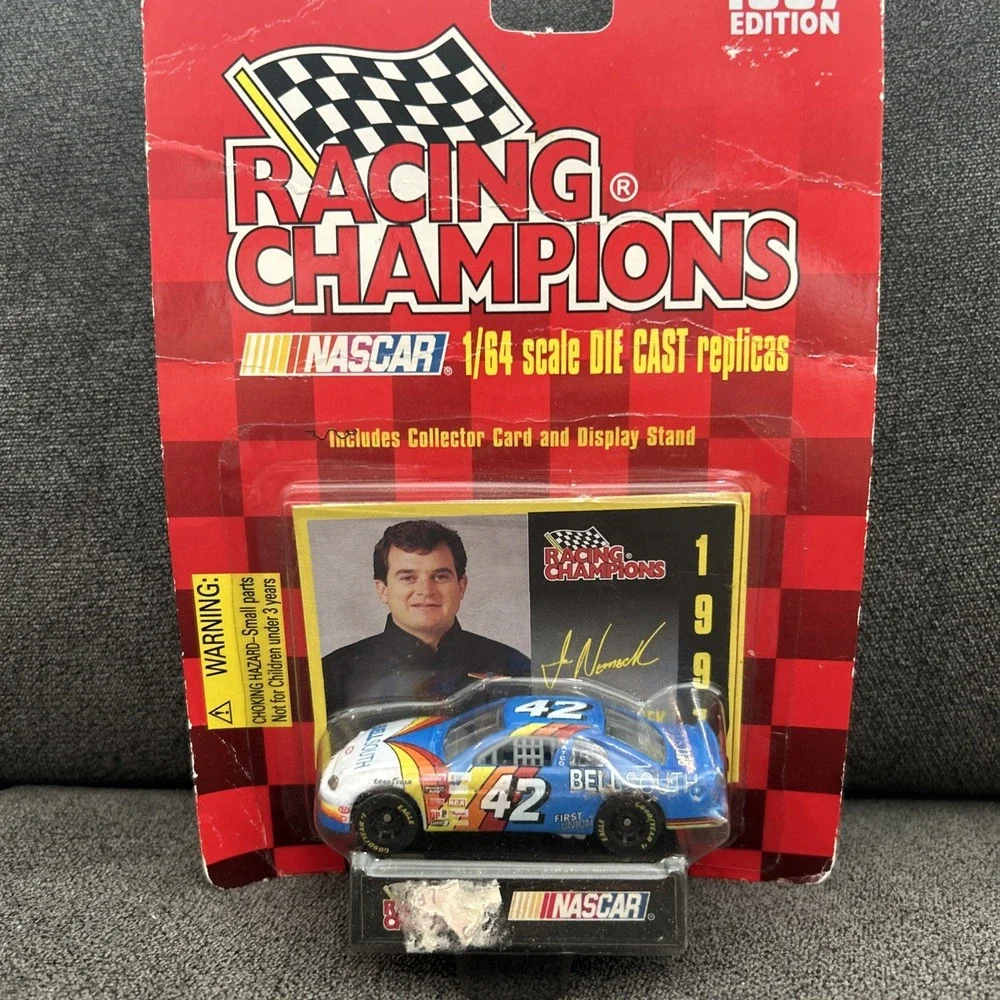 NIB 1997 Racing Champions 1:64 Scale NASCAR Diecast Stock Car #42 Joe‎ Nemechek